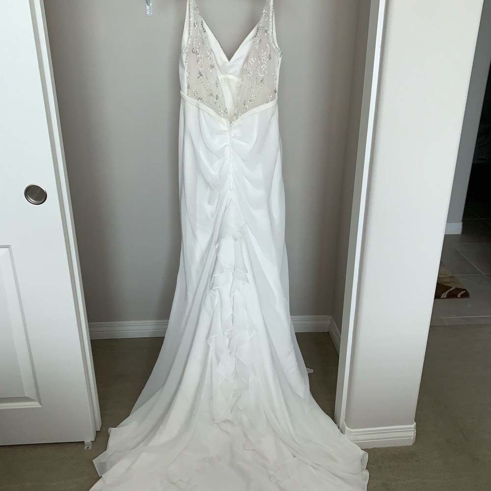 Galina Wedding Gown used only once, Size 16 and altered to a size 12, Ivory.